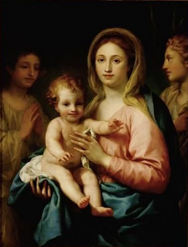 Maria con il bambino e due angeli - Kunsthistorisches Museum, Vienna